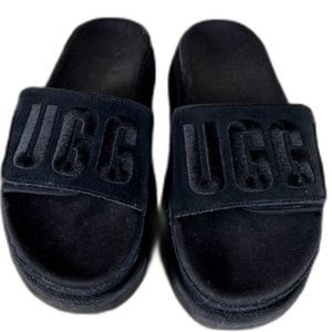 UGG Black Women's 6 USA Laton Slides Slippers